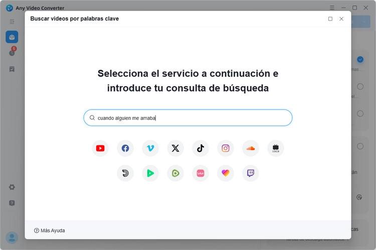 Buscar vídeos por palabras clave