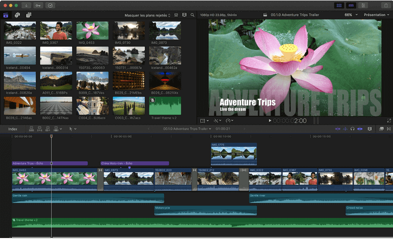 Améliorez votre vidéo YouTube avec Final Cut Pro