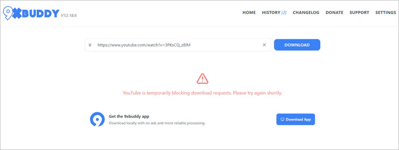 9xbuddy issue
