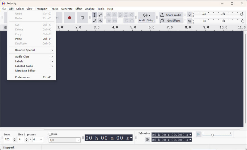 audacity preferences