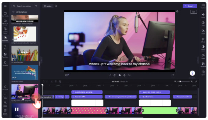 clipchamp video editor online