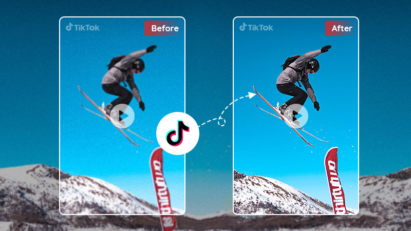 make tiktok videos clearer