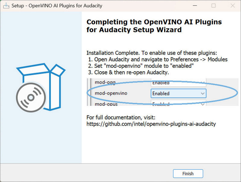 install openvino ai plugin