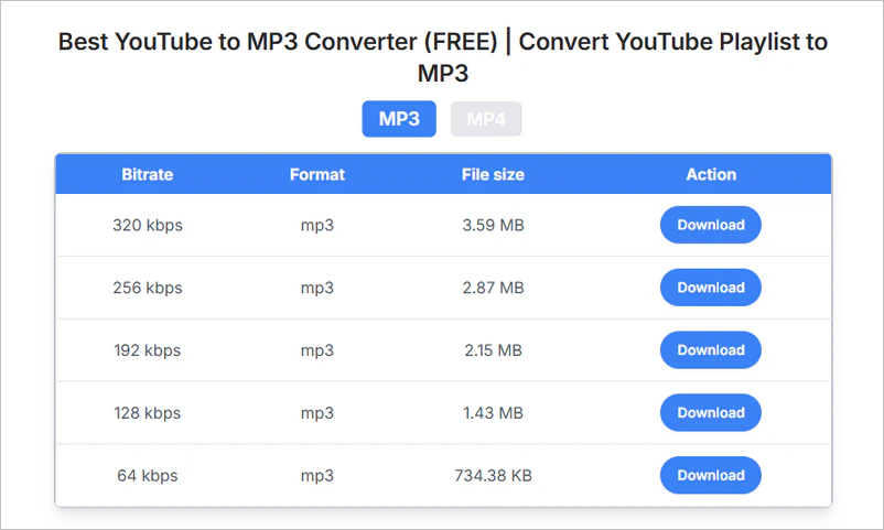 convert video to mp3 with mp3ify