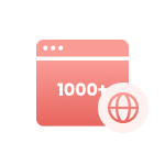 1000+ sites