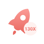 130X conversion speed