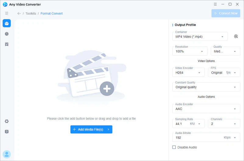 add video files to any video converter