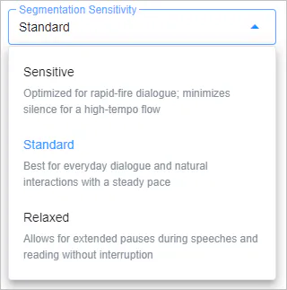 segmentation sensitivity