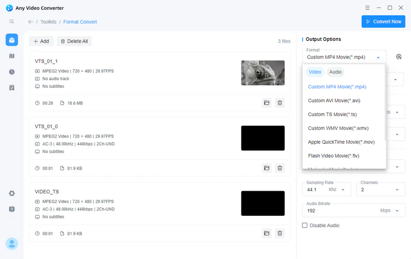 convertir dvd en mp4