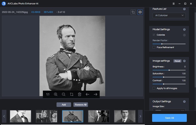 add historical photos to Enhancer AI