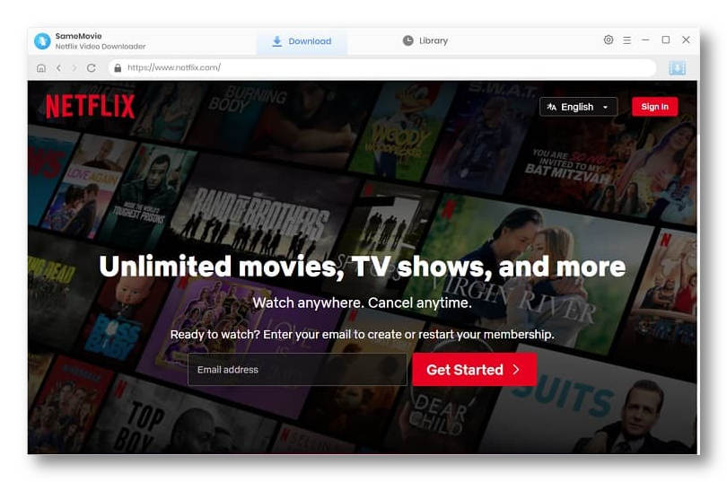 main interface